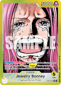 Jewelry Bonney (OP13-100) (V.2) OP13 Alternate Art Near Mint Englisch