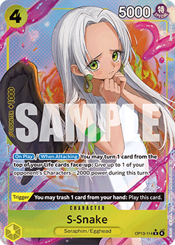 S-Snake (OP13-114) (V.2) OP13 Alternate Art Near Mint Englisch