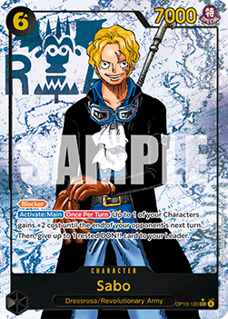 Sabo (OP13-120) (V.2) OP13 Alternate Art Excellent Englisch