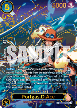 Portgas.D.Ace (EB02-028) OP13 Special Rare Near Mint Englisch