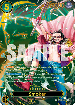 Smoker (OP10-030) OP13 Special Rare Excellent Englisch