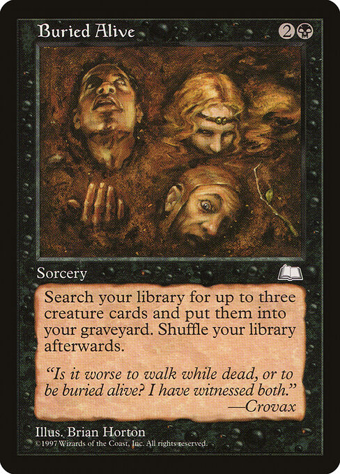 Buried Alive WTH- Uncommon Played Englisch