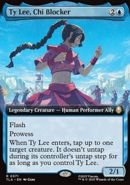 Ty Lee, Chi Blocker XTLA-371 Rare Excellent Englisch Foil
