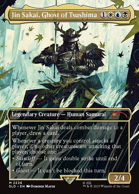 Jin Sakai, Ghost of Tsushima SLDPS-2226 Mythic Near Mint Englisch Foil