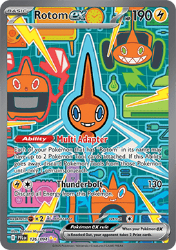 Rotom ex PFL-126 Special Illustration Rare Near Mint Deutsch
