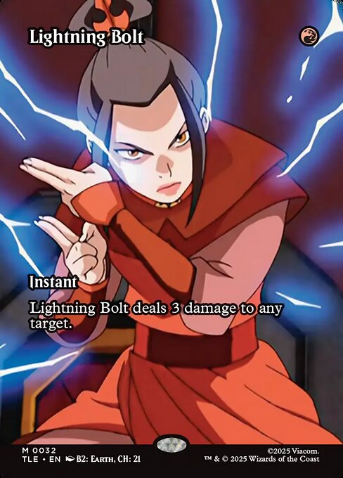 Lightning Bolt TLE-32 Mythic Near Mint Englisch Foil