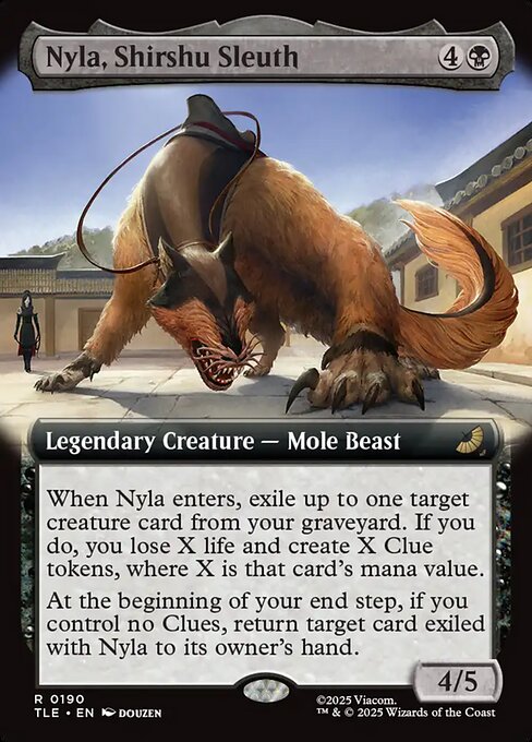 Nyla, Shirshu Sleuth TLE-190 Rare Near Mint Englisch Foil