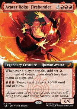 Avatar Roku, Firebender TLE-191 Mythic Excellent Englisch Foil