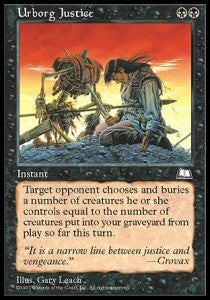 Urborg Justice WTH- Rare Excellent Englisch