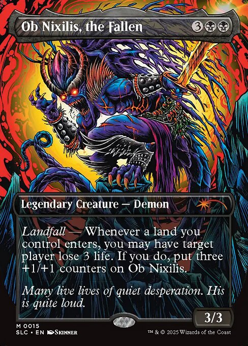 Ob Nixilis, the Fallen (V.1) SLCCK-15 Mythic Excellent Englisch Foil