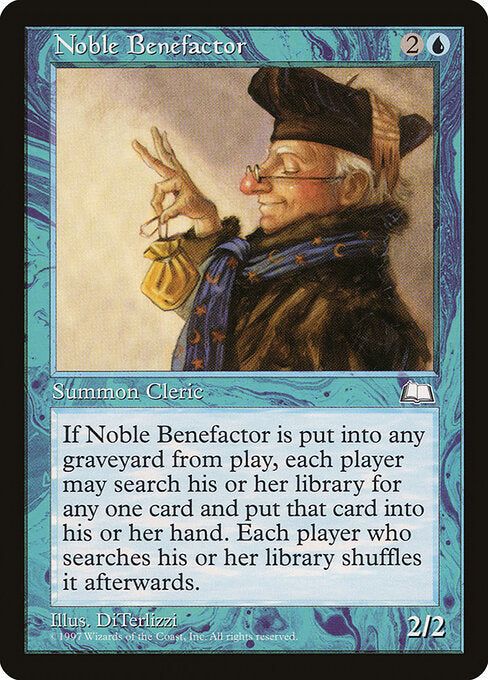 Noble Benefactor WTH- Uncommon Excellent Englisch