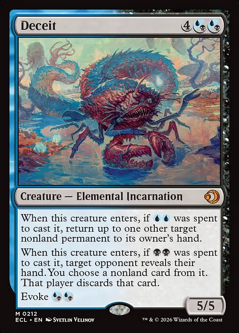Deceit ECL-212 Mythic Near Mint Englisch Foil