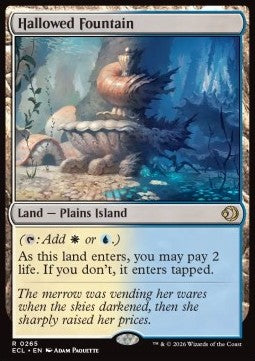 Hallowed Fountain ECL-265 Rare Near Mint Englisch Foil