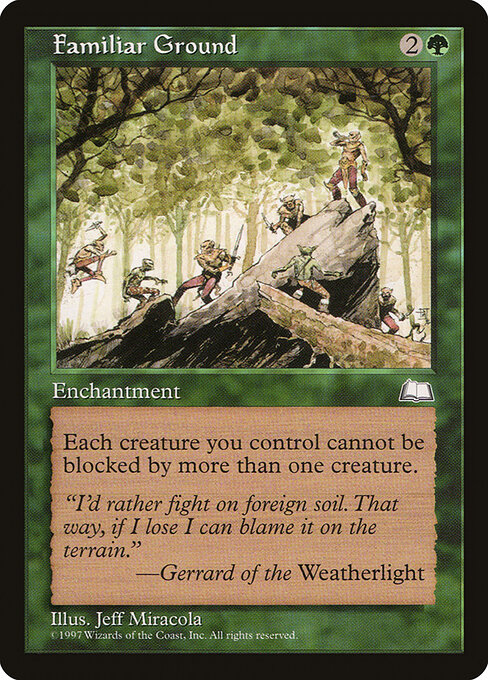 Familiar Ground WTH- Uncommon Excellent Englisch