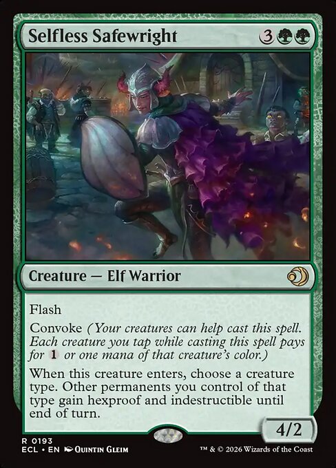 Selfless Safewright ECL-193 Rare Near Mint Englisch Foil