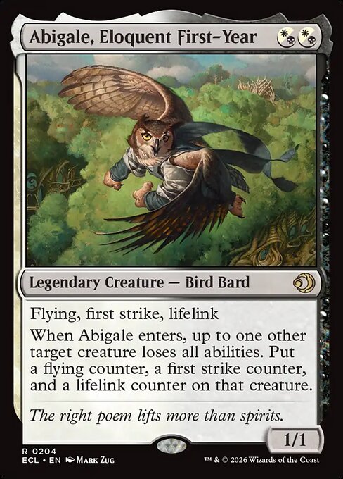 Abigale, Eloquent First-Year ECL-204 Rare Near Mint Englisch