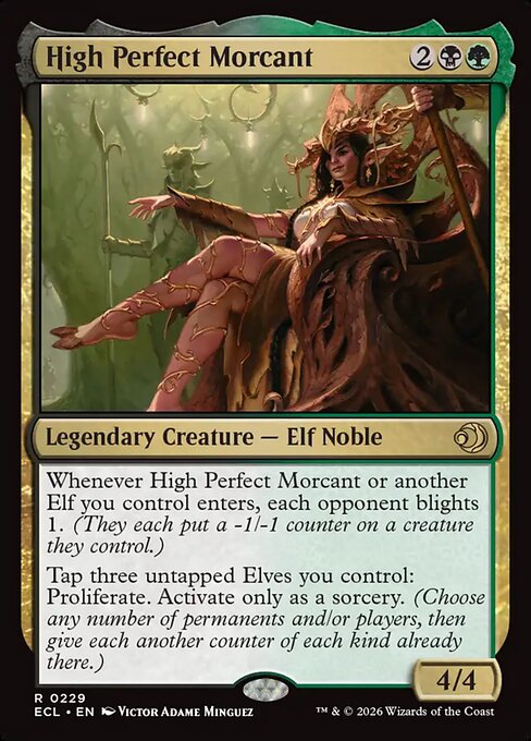 High Perfect Morcant ECL-229 Rare Near Mint Englisch Foil