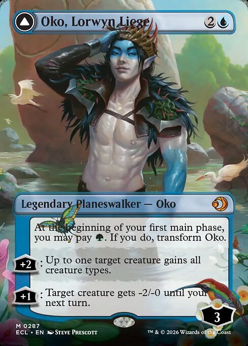 Oko, Lorwyn Liege // Oko, Shadowmoor Scion XECL-287 Mythic Near Mint Englisch Foil
