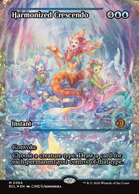 Harmonized Crescendo (V.3) XECL-394 Mythic Near Mint Englisch Foil