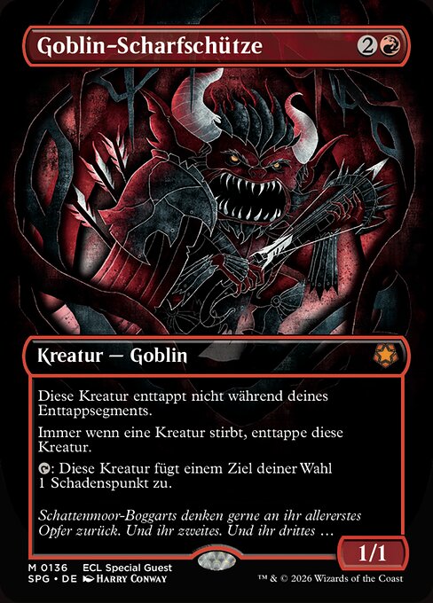 Goblin-Scharfschütze SPG-136 Mythic Good Deutsch
