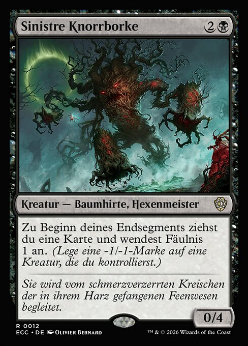Sinister Gnarlbark ECC-12 Rare Near Mint Deutsch