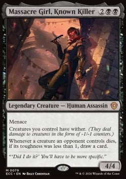 Massakermädel, notorische Killerin ECC-79 Mythic Near Mint Deutsch