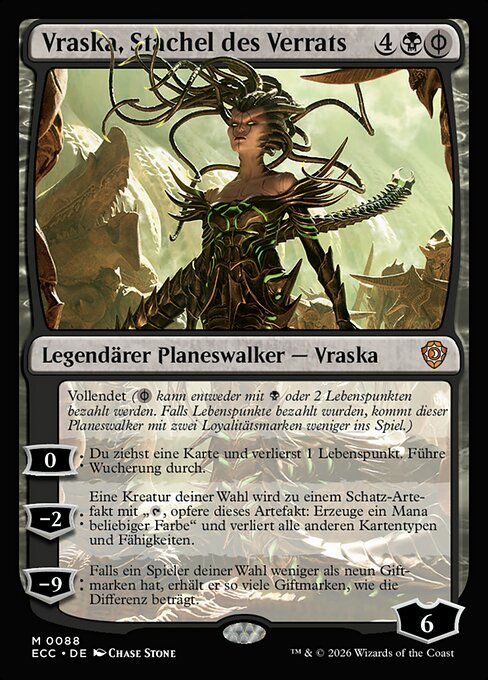 Vraska, Stachel des Verrats ECC-88 Mythic Near Mint Deutsch