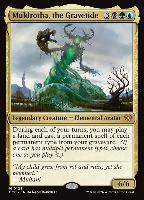 Muldrotha, the Gravetide ECC-128 Mythic Near Mint Englisch
