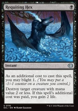 Requiting Hex ECL-116 Uncommon Near Mint Englisch Foil