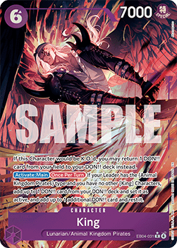 King (EB04-031) (V.2) OP14 Alternate Art Near Mint Englisch