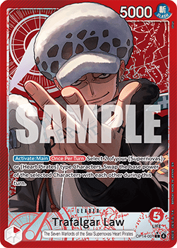 Trafalgar Law (OP14-001) (V.2) OP14 Alternate Art Near Mint Englisch