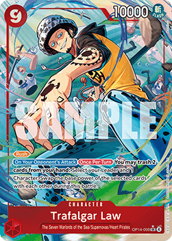 Trafalgar Law (OP14-009) (V.2) OP14 Alternate Art Near Mint Englisch