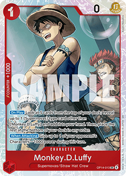 Monkey.D.Luffy (OP14-013) (V.1) OP14 Super Rare Near Mint Englisch