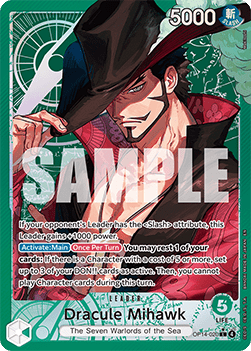 Dracule Mihawk (OP14-020) (V.2) OP14 Alternate Art Good Englisch