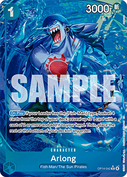 Arlong (OP14-042) (V.2) OP14 Alternate Art Near Mint Englisch