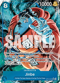 Jinbe (OP14-049) (V.2) OP14 Alternate Art Near Mint Englisch