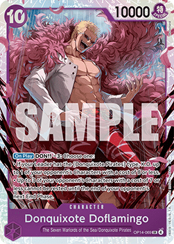 Donquixote Doflamingo (OP14-069) (V.1) OP14 Super Rare Near Mint Englisch
