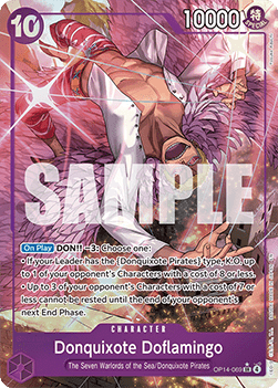 Donquixote Doflamingo (OP14-069) (V.2) OP14 Alternate Art Near Mint Englisch
