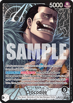 Crocodile (OP14-079) (V.2) OP14 Alternate Art Near Mint Englisch