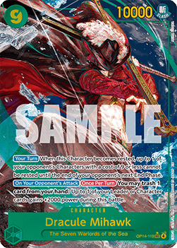 Dracule Mihawk (OP14-119) (V.2) OP14 Alternate Art Near Mint Englisch