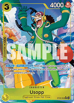 Usopp (ST29-002) (V.2) ST29 Alternate Art Near Mint Englisch
