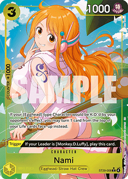 Nami (ST29-008) (V.2) ST29 Alternate Art Near Mint Englisch