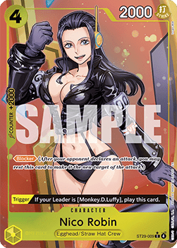 Nico Robin (ST29-009) (V.2) ST29 Alternate Art Excellent Englisch