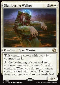 Slumbering Walker ECL-35 Rare Near Mint Englisch Foil