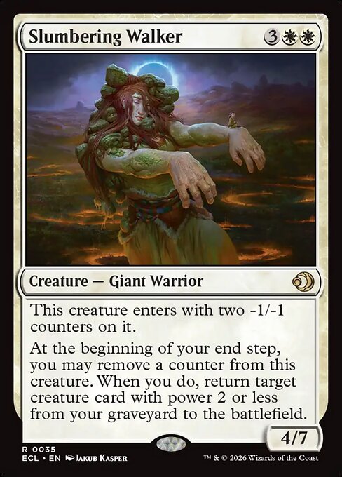 Slumbering Walker ECL-35 Rare Near Mint Englisch Foil