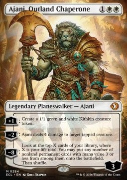 Ajani, Outland Chaperone XECL-284 Mythic Near Mint Englisch