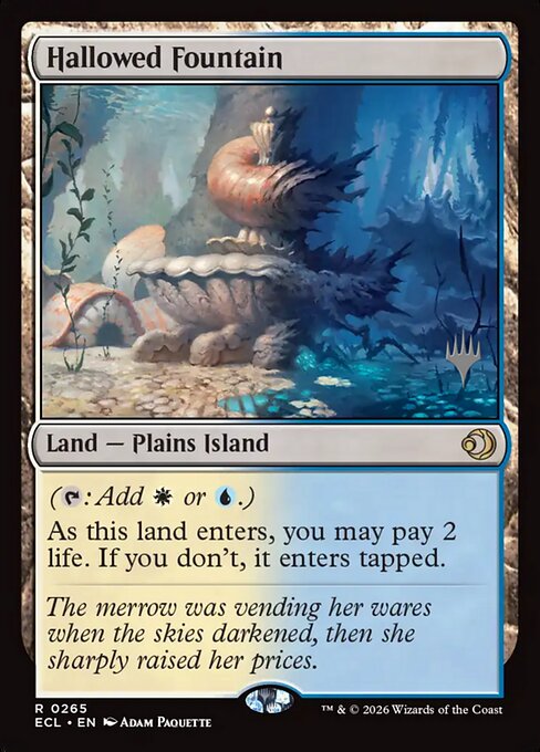 Hallowed Fountain PECL-265 Rare Near Mint Englisch Foil
