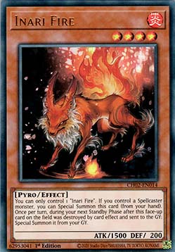 Inari-Feuer CH02-DE014 Ultra Rare Excellent Deutsch 1. Auflage