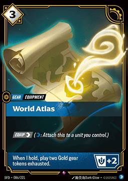 World Atlas SFD-086 Rare Near Mint Englisch Foil