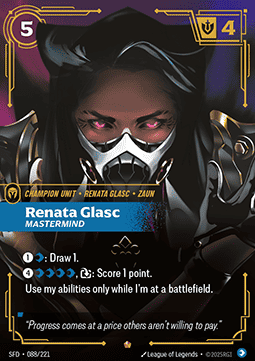 Renata Glasc, Mastermind SFD-088 Epic Near Mint Englisch Foil